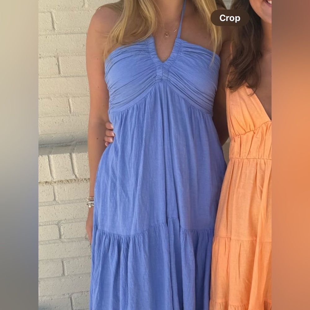 Blue purple Blanco Maxi dress